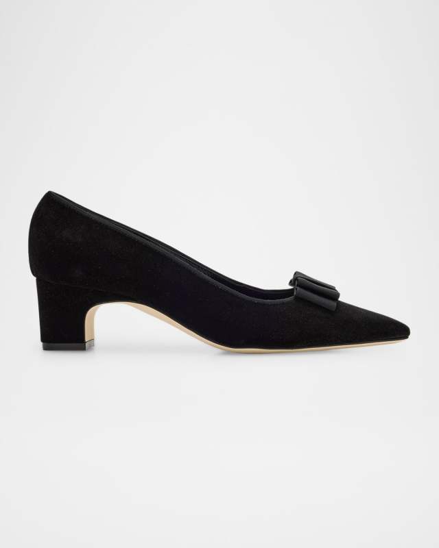 Reador Velvet Bow Pumps